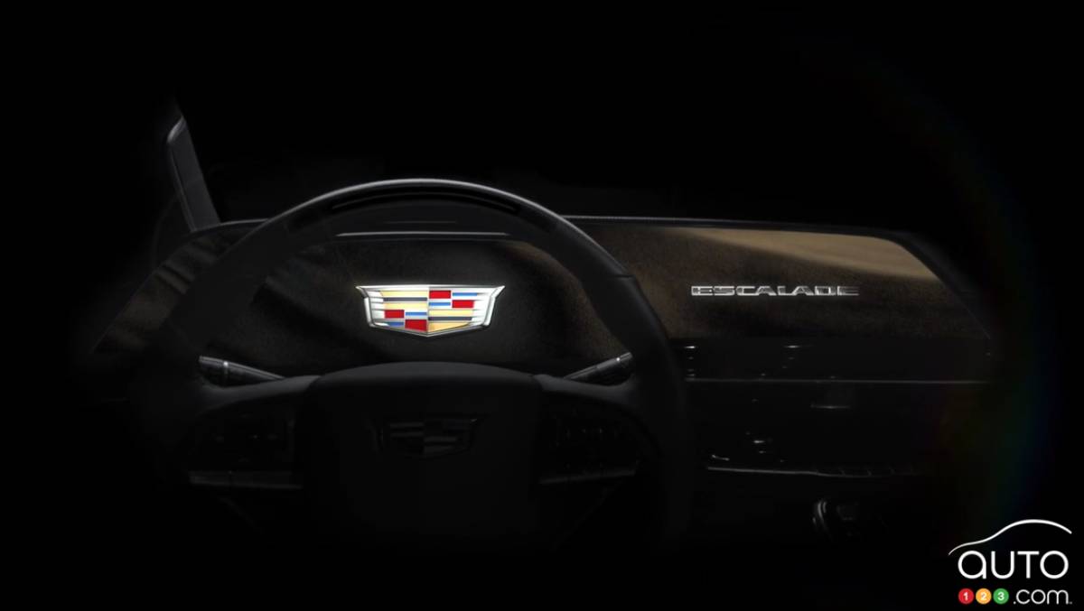 Cadillac Teases its New Curved OLED Dashboard